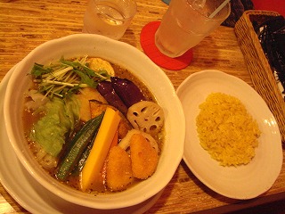 野菜たっぷりのスープカレー