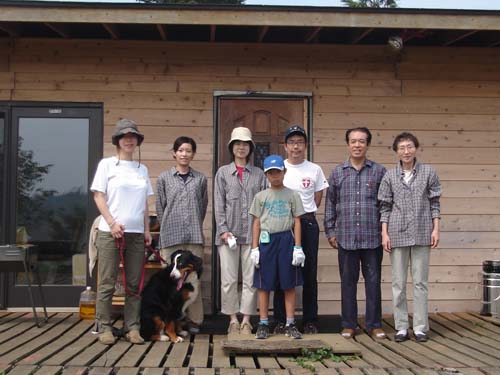 田辺さん家族と・・