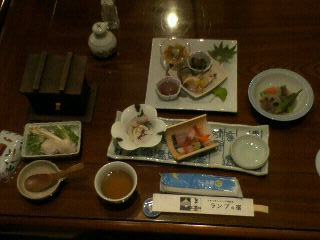 ランプの宿夕食１