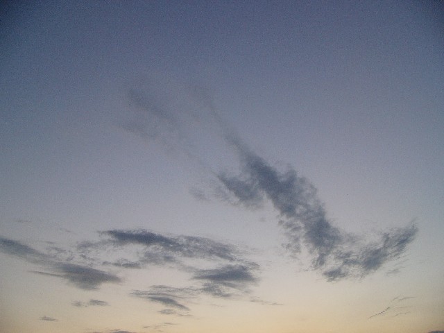 夕暮れ