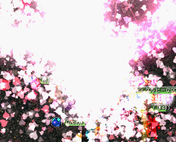 ハート花火