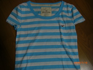 ホリスターのTシャツ