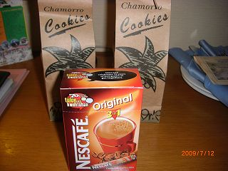 クッキーとカフェオレ