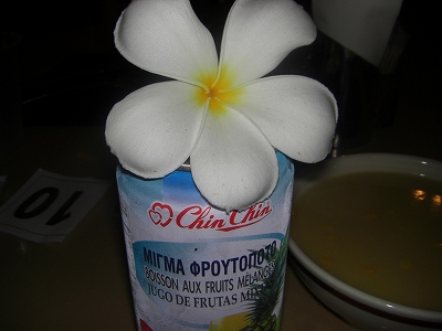 スタッフの人がくれたプルメリア