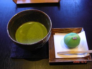 お抹茶のセット