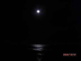 ３日目夜　ベランダにて１