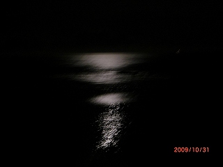 ３日目夜　ベランダにて２