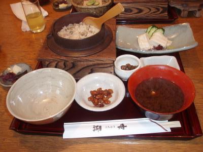 湖舟・しじみめし