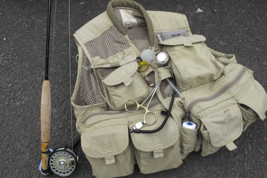 平成22年3月　ベストとロッド