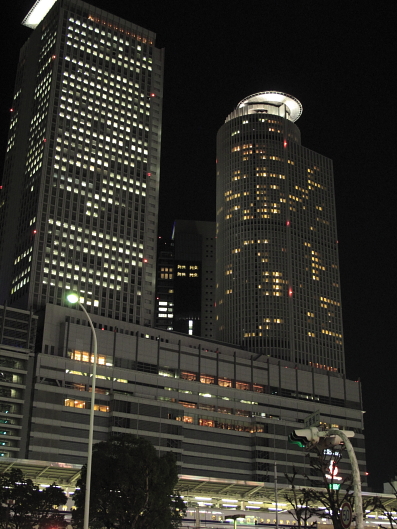 平成21年11月　名古屋駅前駅ビル夜景