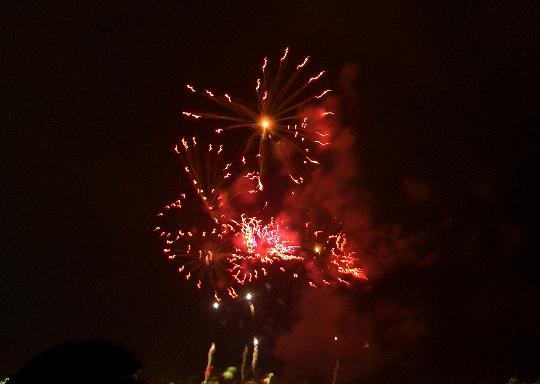 ハート型の花火 8,15