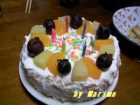 誕生ケーキ6歳♪