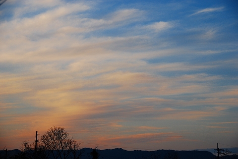 2008.01.27 夕刻の空08