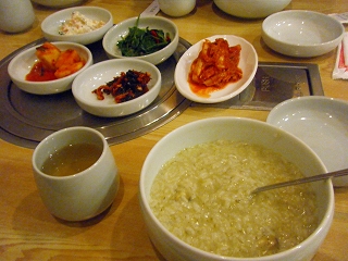 あわび粥定食