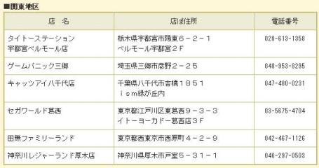 Ｖジャンカップ開催店舗