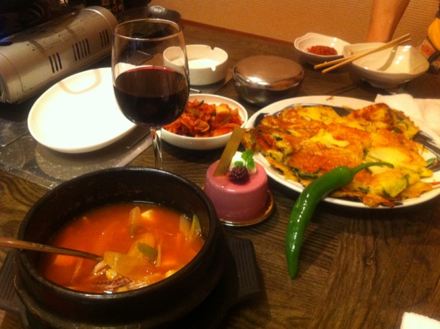 韓国料理とクリスマス