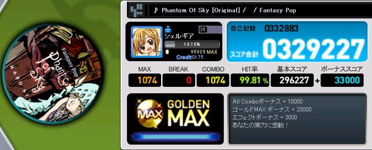 Phantom Of Sky Hard