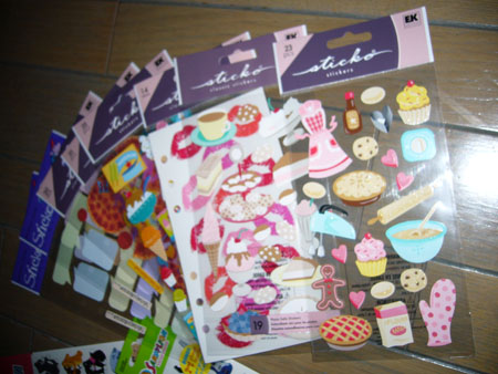 こんな感じのスティッカー♪