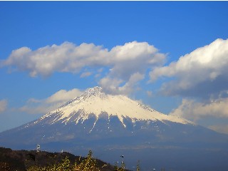 真冬の富士山