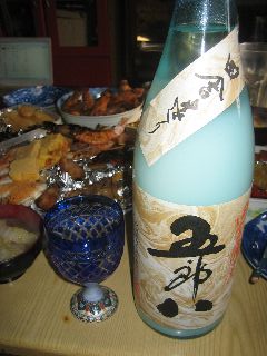 濁り酒とおせち