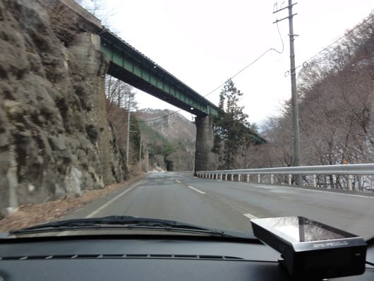 3月19日釜石線陸橋下