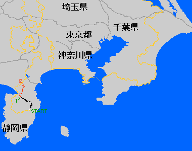 南関東低山つなぎの旅－２