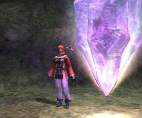 ラムウのクリスタル前にて