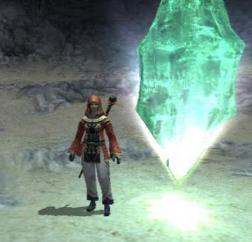 ガルーダのクリスタル前にて