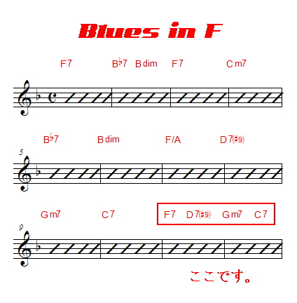 F blues