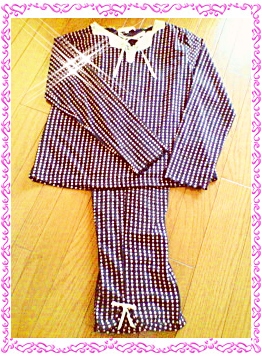 ハート柄パジャマ