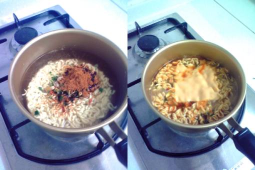 辛ラーメン調理1