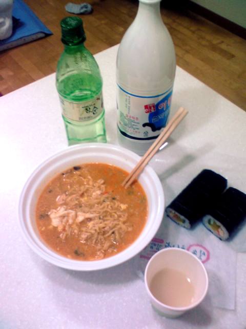 辛ラーメン調理完成