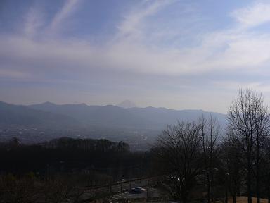 盆地からの富士山