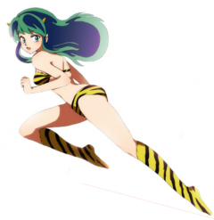 ハコさんに色塗りしていただいたラムちゃんです♪