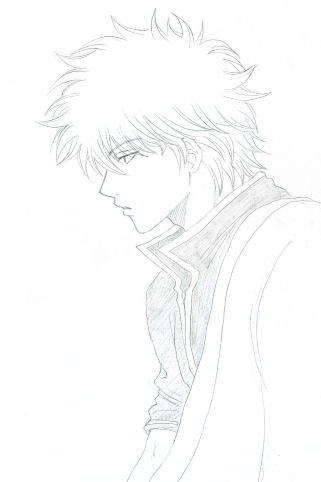 「マジで恋する5秒前」……じゃなくて、「マジでくっさい台詞を吐こうとする5秒前」的な銀さん