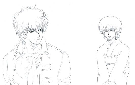 鎖骨が描きたかったので、スカーフを緩めてみました（笑）