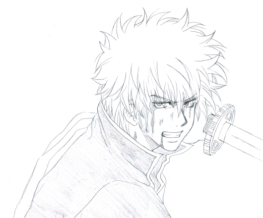 流血させると、洞爺湖洞くんじゃなくて刀を描きたくなっちゃうんですよねー。ごめんね、洞くん。（ぇー