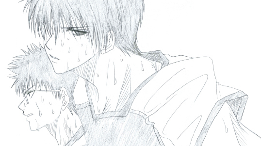 黒子くん、火神くんと先輩Ｓの絡みがめっさ見たいです。むしろごっさ見たいです。テニプリみたいに、皆で焼肉屋さんに行ってハッスルすればいいのに！←マジ