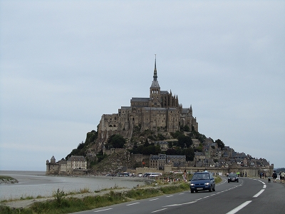 04目の前のモンサンミッシェル
