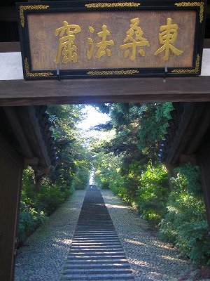 大年寺を見上げる