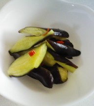 茄子の漬物