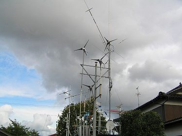 風力発電、アンテナ