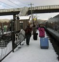 トマム駅到着