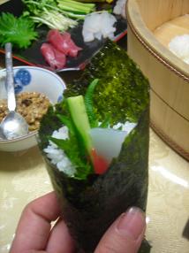 手巻き寿司