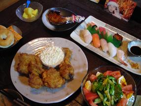 夕食