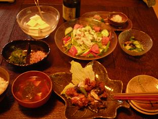 ７月７日の夕食