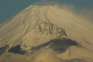 富士山雪雲