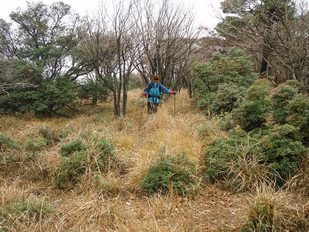 箱庭のような稜線