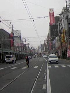 路面電車のある街