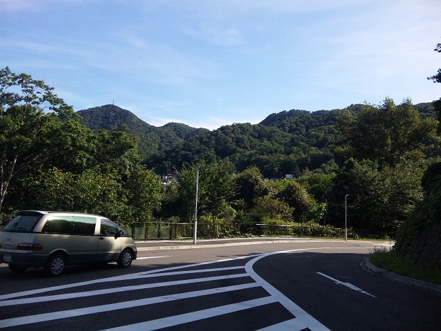 旭山記念公園。駐車場もとても広いです！